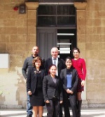 The Headmaster and the teachers in front of the school (Foto by Fatma Altayli)